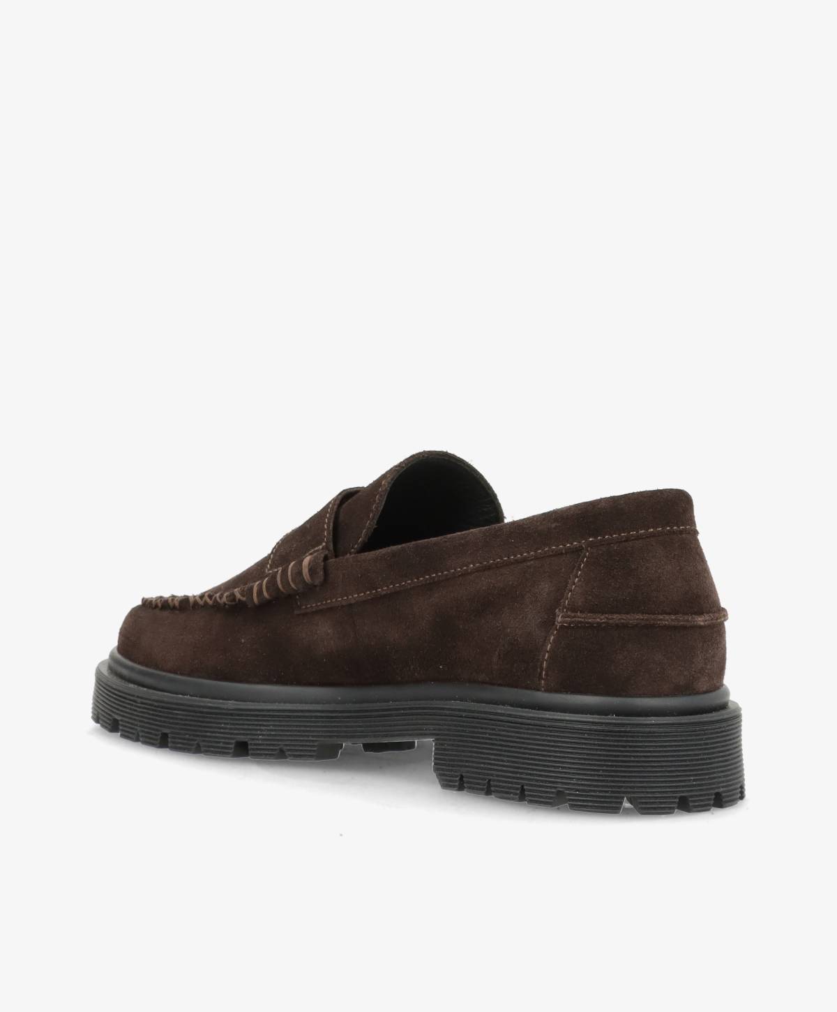 MONROE S - Mørkebrun Ruskind - Loafers - Dame