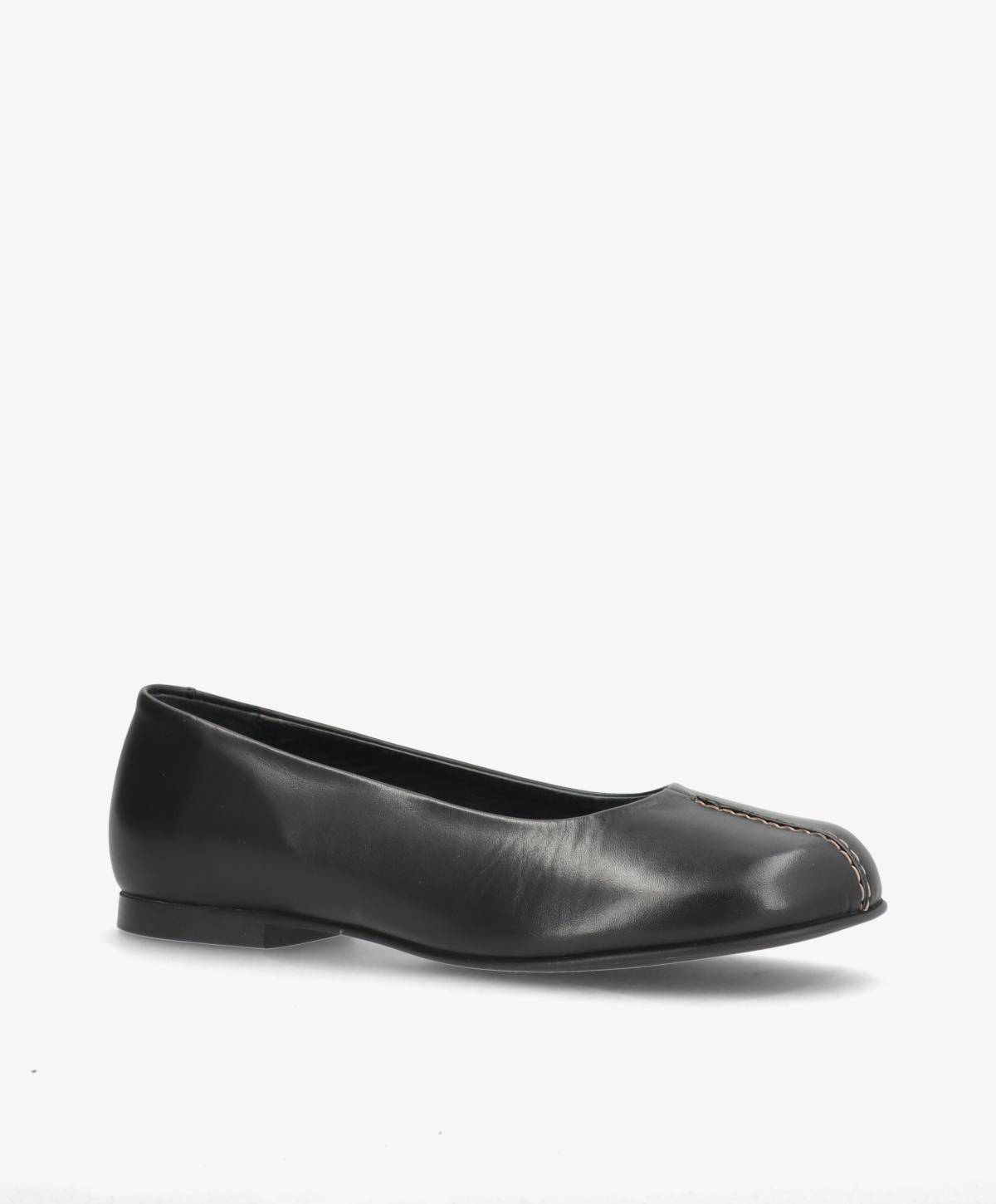 WHISBARE - Sort Læder - Barefoot Ballerina - Dame