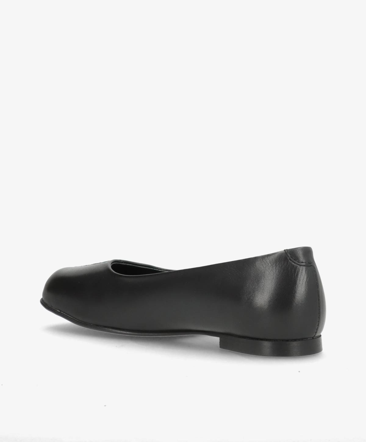 WHISBARE - Sort Læder - Barefoot Ballerina - Dame