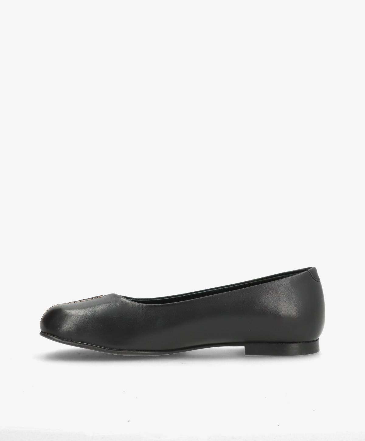 WHISBARE - Sort Læder - Barefoot Ballerina - Dame