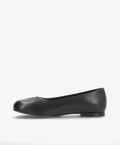 WHISBARE - Sort Læder - Barefoot Ballerina - Dame