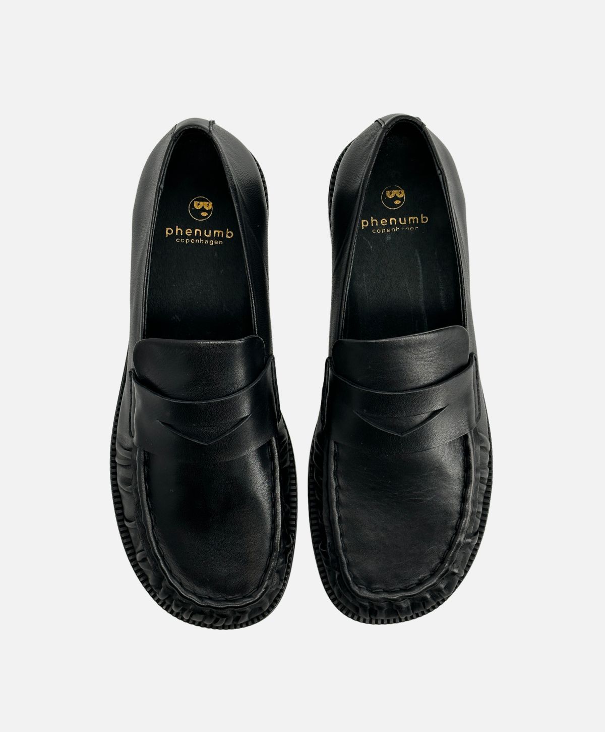 WHISPER WIDE - Sort Læder - Loafers - Dame