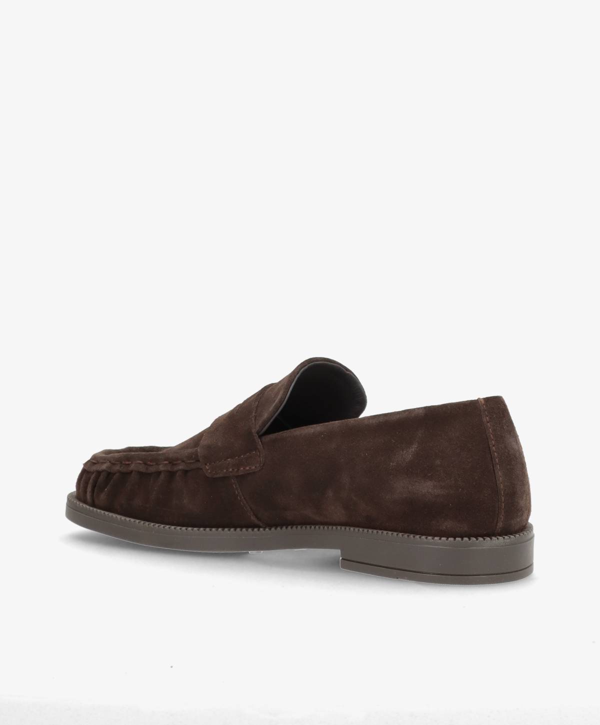 WHISPER WIDE S - Mørkebrun Ruskind - Loafers - Dame