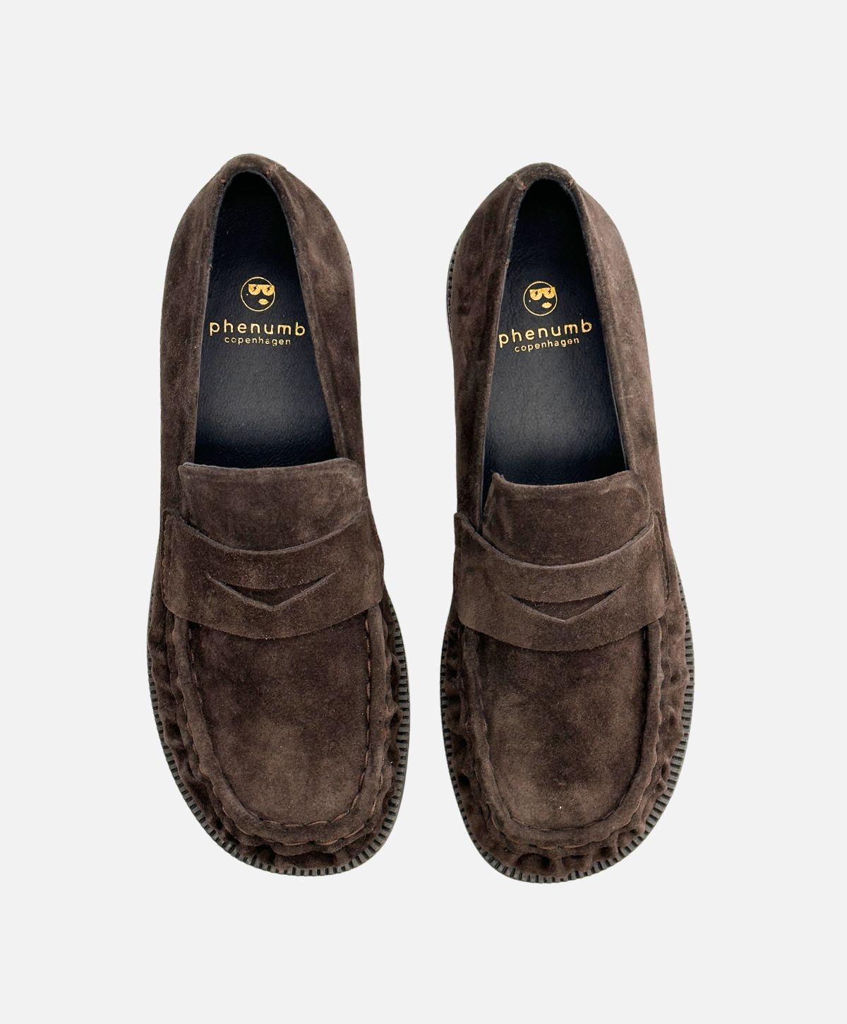 WHISPER WIDE S - Mørkebrun Ruskind - Loafers - Dame