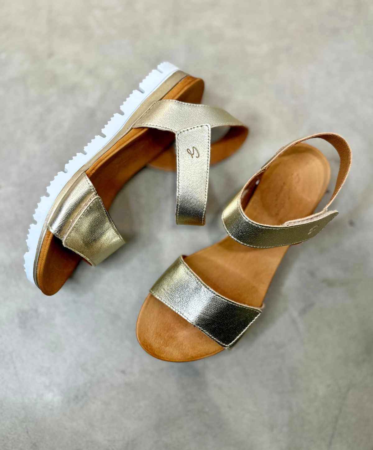 TOSCANA - Dame sandal - Guld