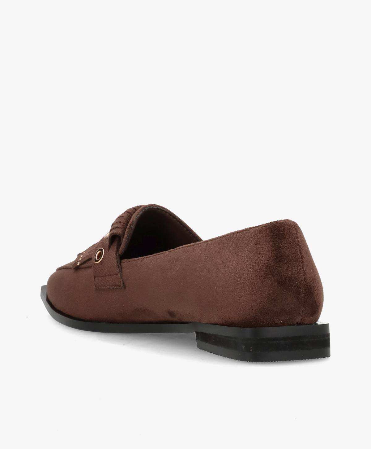 Shoecobay - Mørkebrun Vegan ruskind - sko - Dame