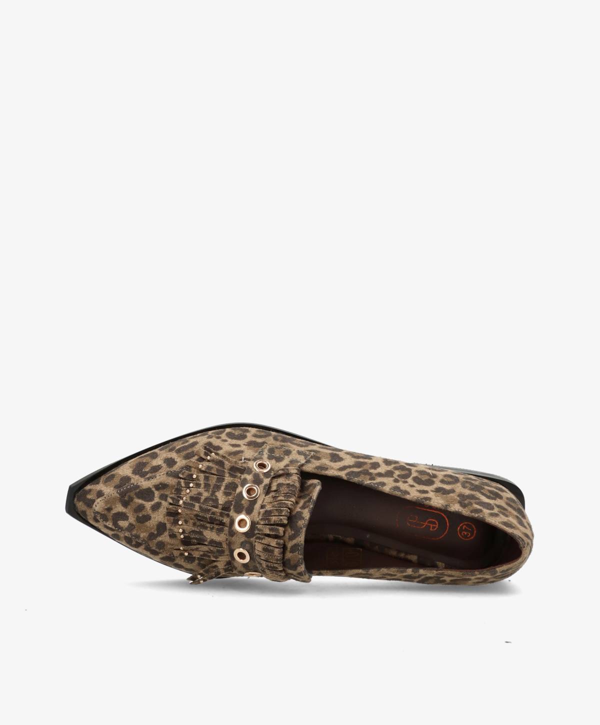 Shoecobay - Leopard Vegan ruskind - sko - Dame
