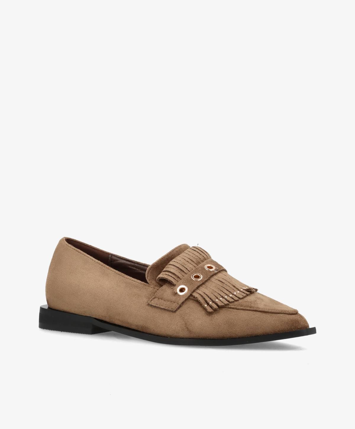 Shoecobay - Taupe Vegan ruskind - sko - Dame