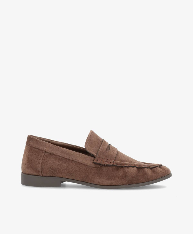 ARABELLA - Mørkebrun Vegan ruskind - sko - Dame