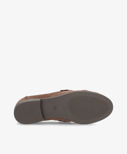 ARABELLA - Mørkebrun Vegan ruskind - sko - Dame