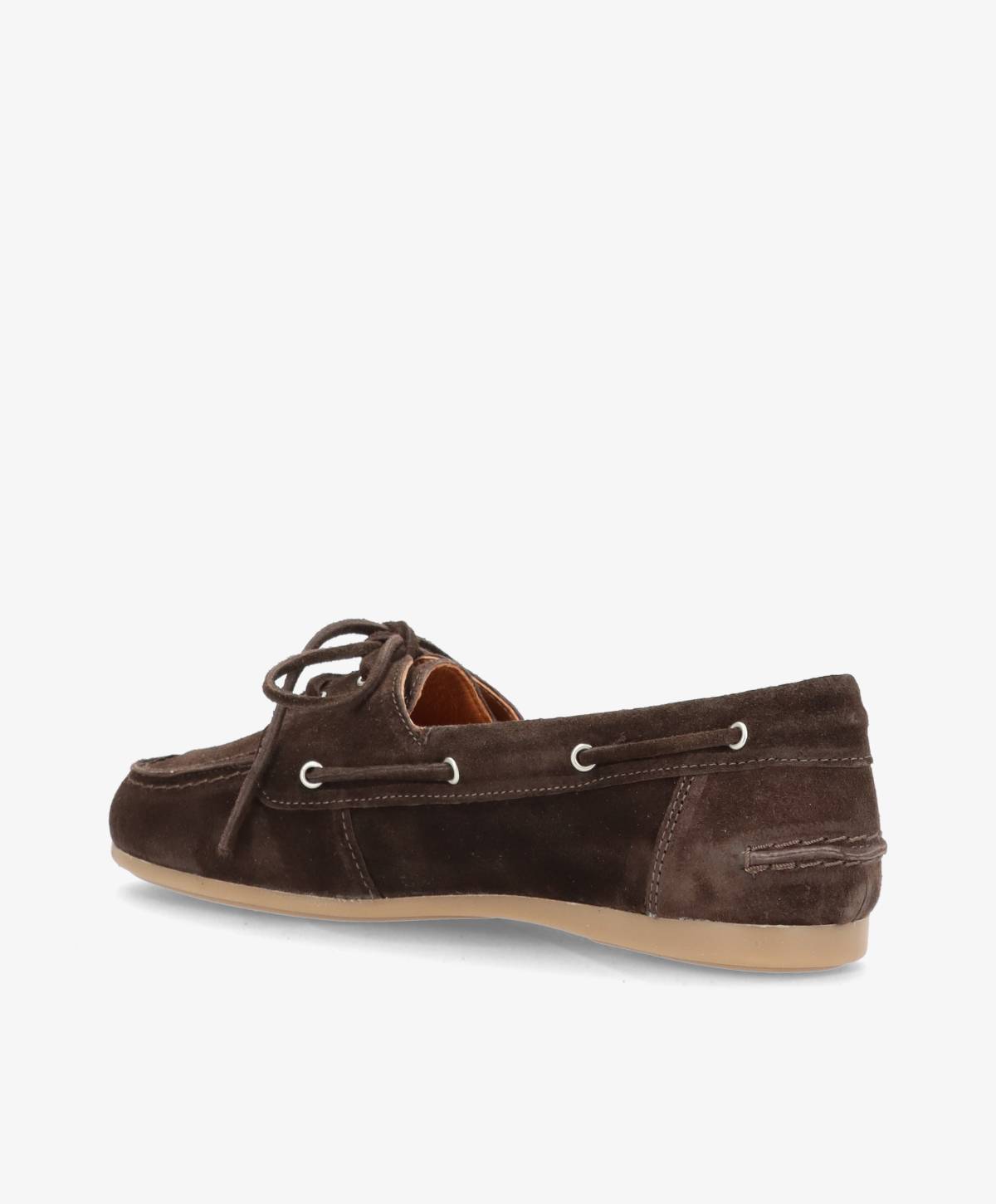 BEACON S - Mørkebrun ruskind - Sejlersko Dame