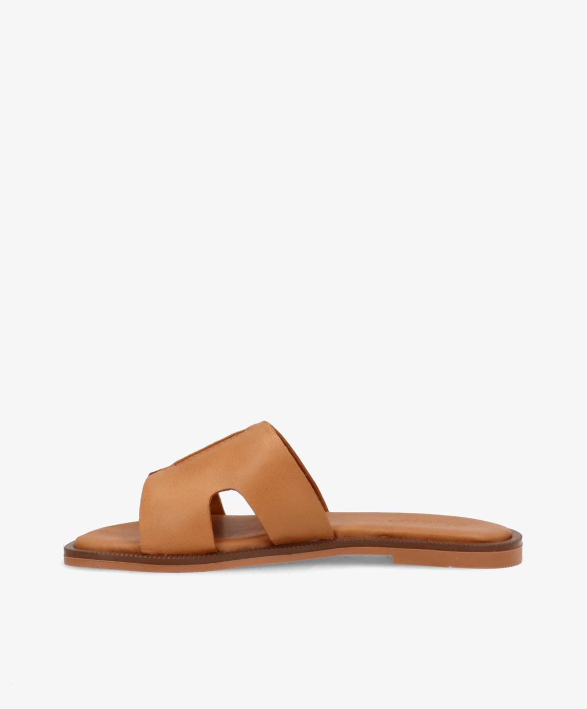 BIENNE - Cognac læder - Sliders Dame