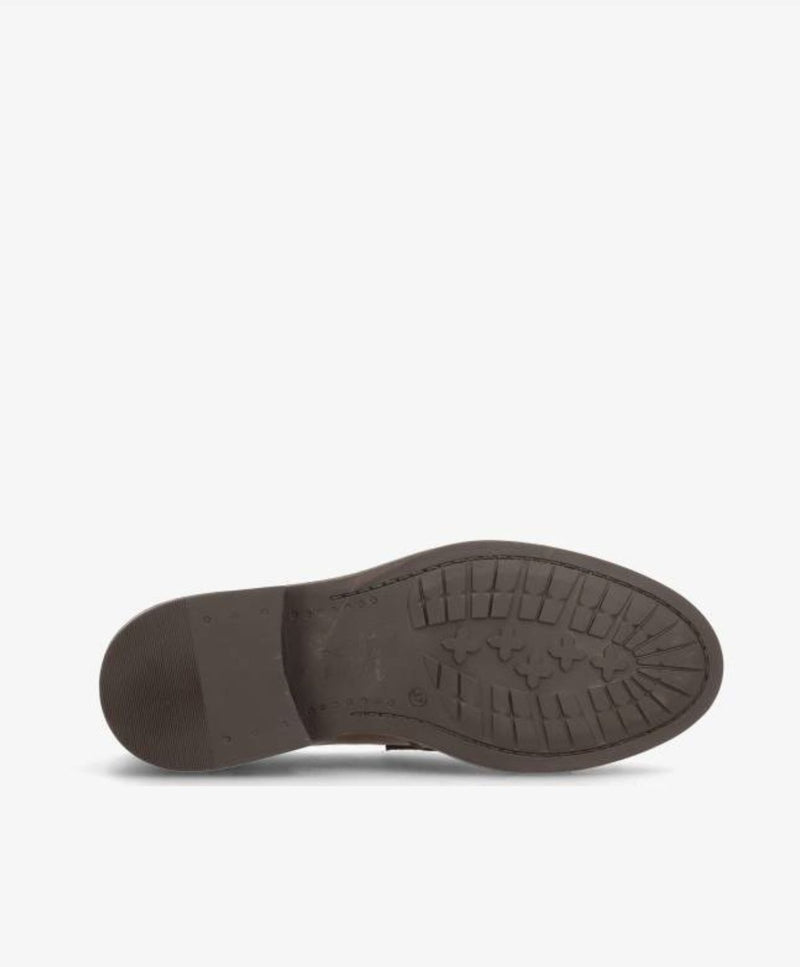 LORETTA - Mørkebrun Læder - Loafers - Dame