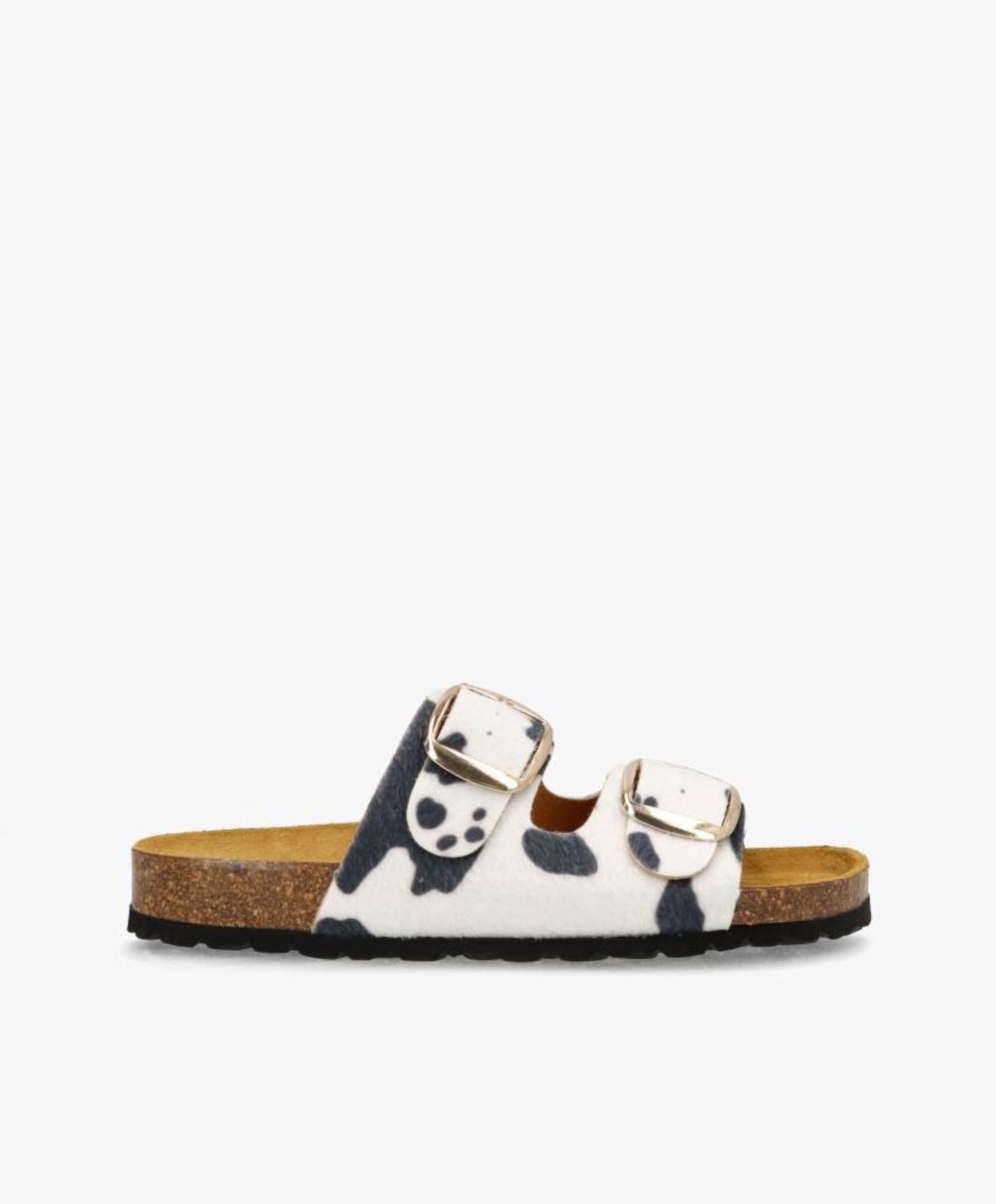 TORPINA Ha - Sort koprint ruskind - Slip-ons Dame