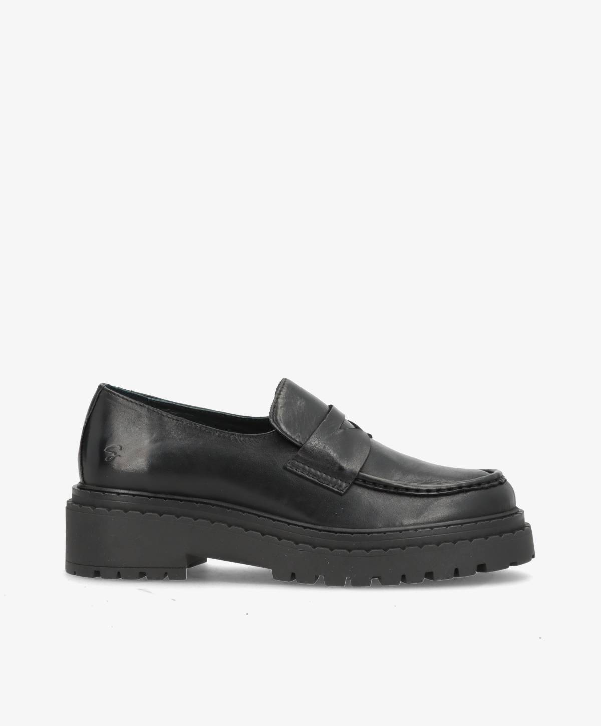 LIEKE - Sort Læder - Loafers - Dame