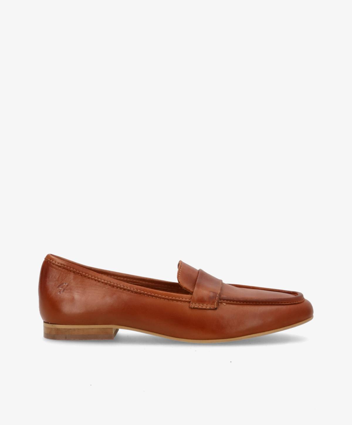 LINA - Mellembrun læder -  Dame