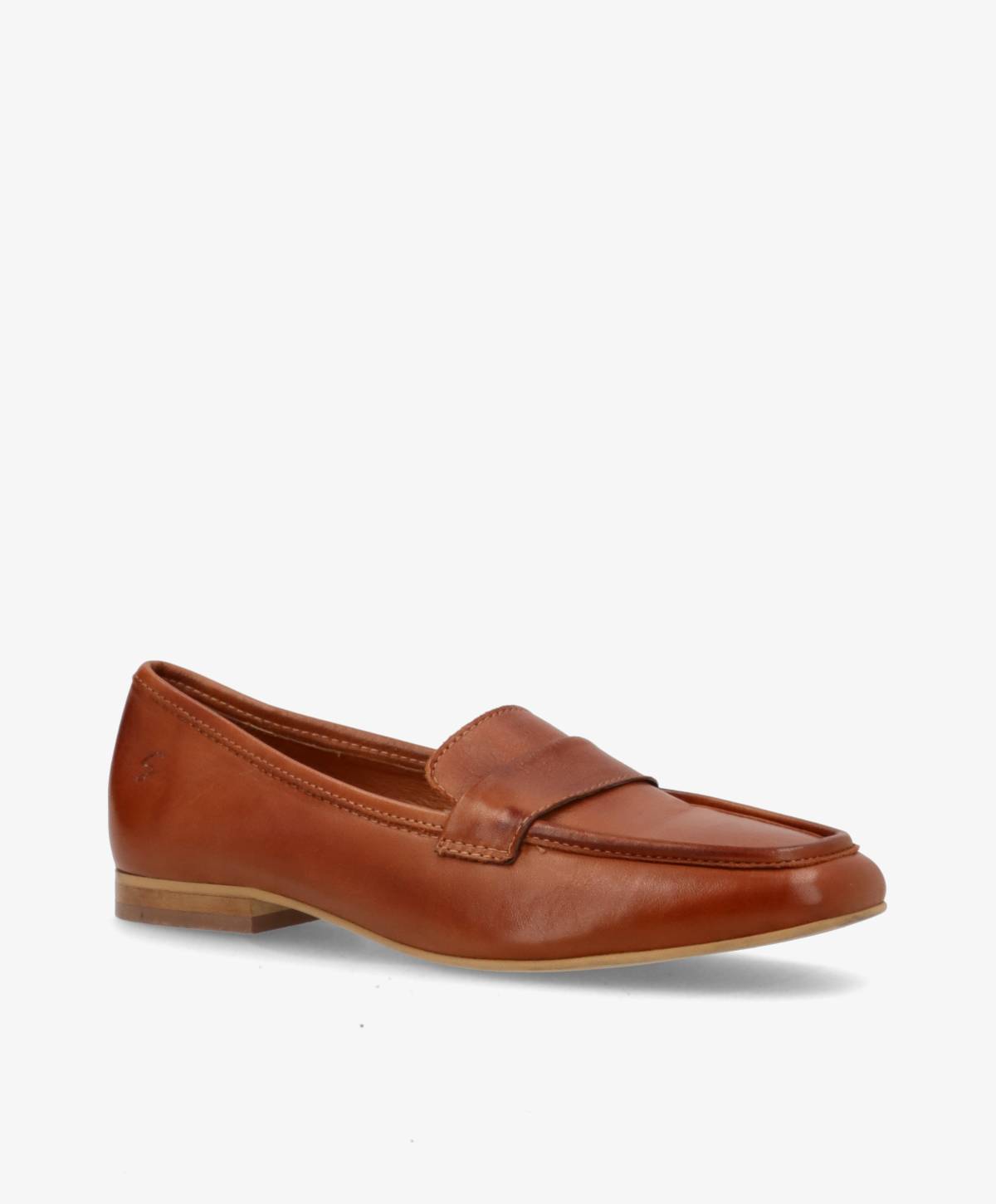 LINA - Mellembrun læder -  Dame