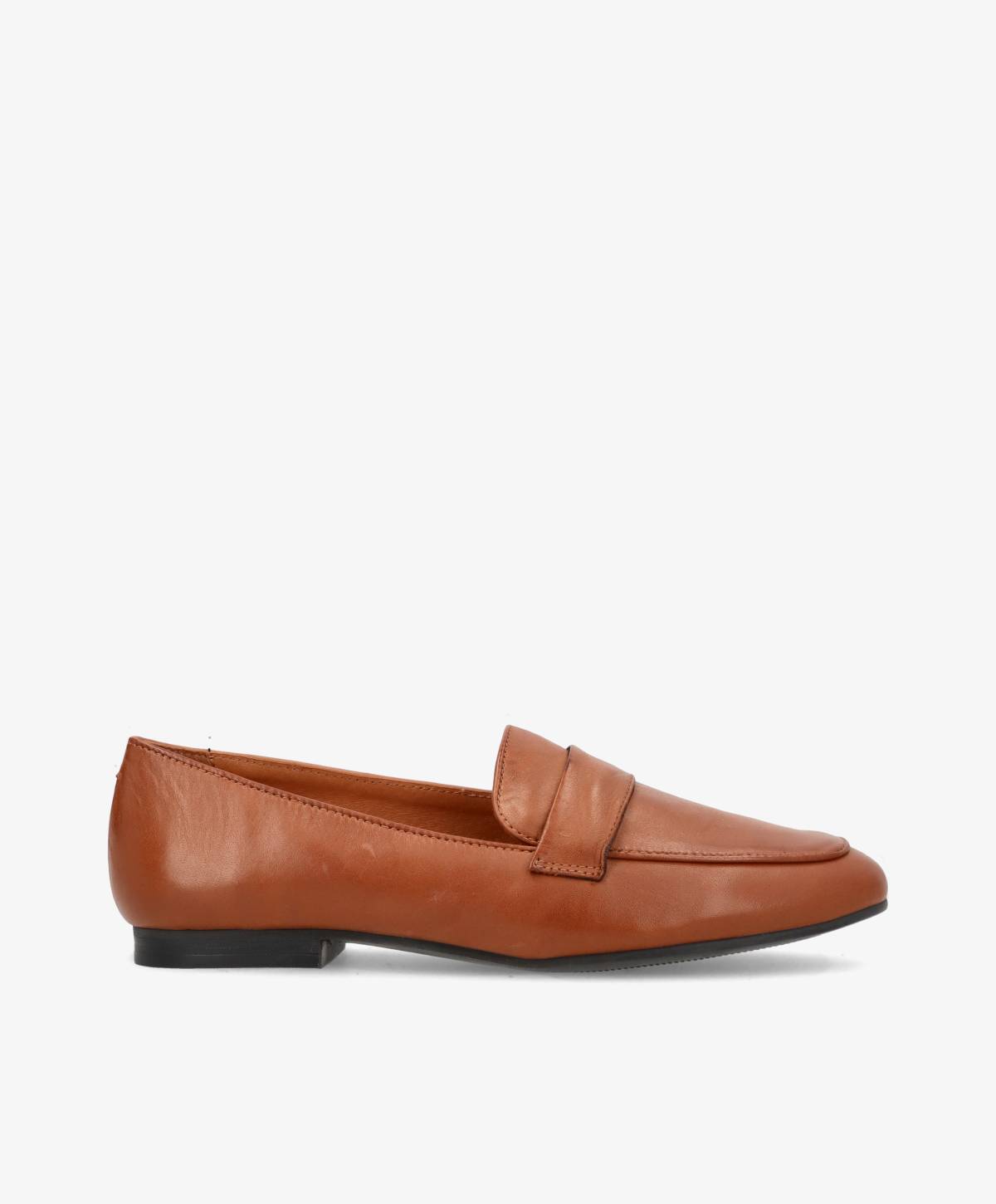 LINA - Mellembrun læder -  Dame