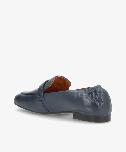 LINNEA - Jeans blå læder -  Dame