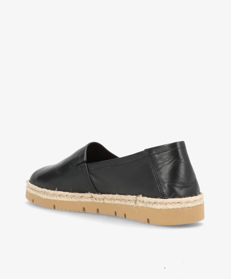MARISOL - Sort læder - Ballerina Dame