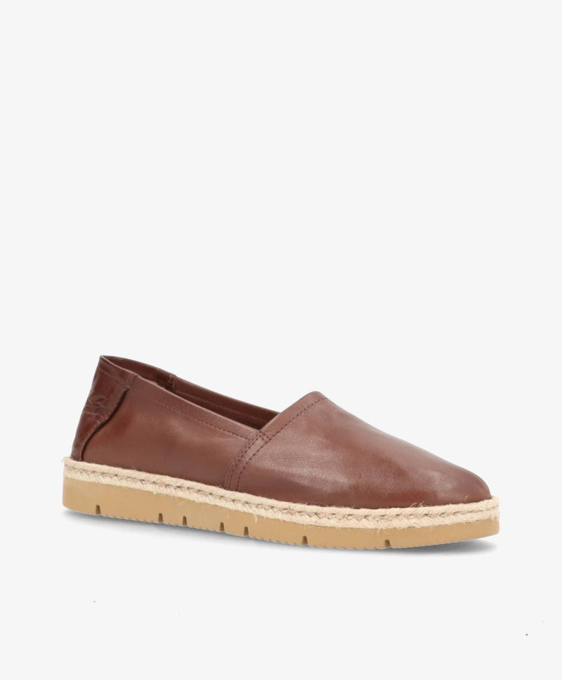 MARISOL - Mørkebrun læder - Ballerina Dame