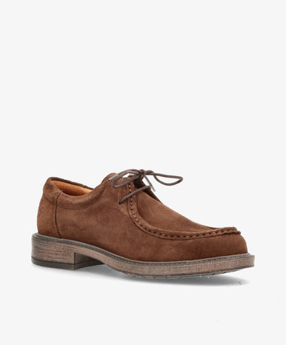 MOANA MOC S - Mørkebrun ruskind - Ankelstøvle Dame