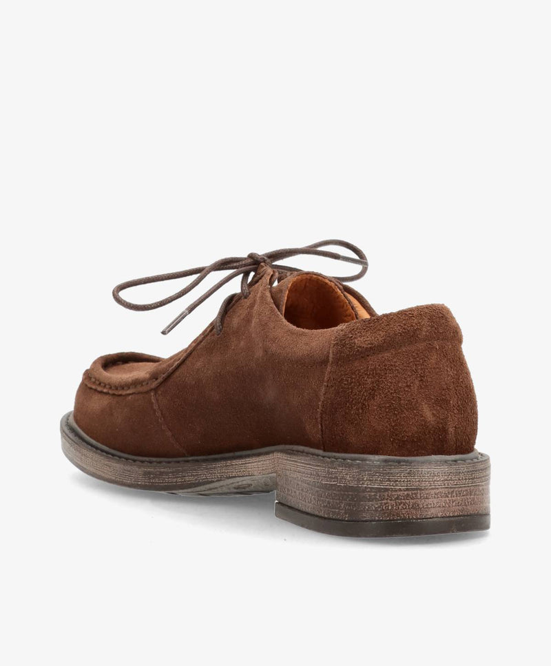 MOANA MOC S - Mørkebrun ruskind - Ankelstøvle Dame