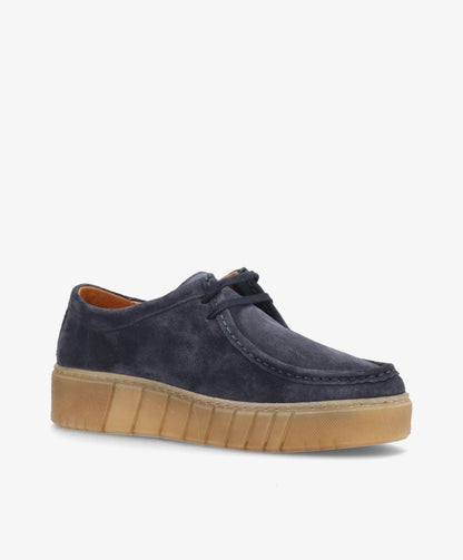 MOOVED MOC S - Blå ruskind -  Dame