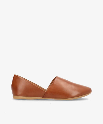 VAYA - Mellembrun læder - Ballerina Dame