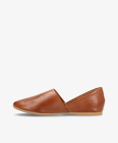 VAYA - Mellembrun læder - Ballerina Dame