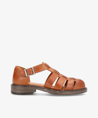 VELMA - Mellembrun læder -  Dame