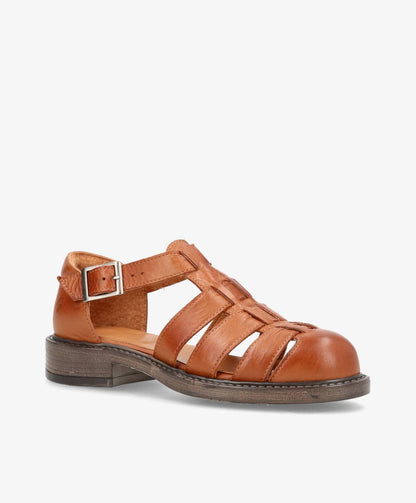 VELMA - Mellembrun læder -  Dame