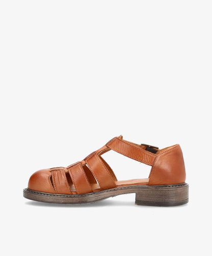 VELMA - Mellembrun læder -  Dame