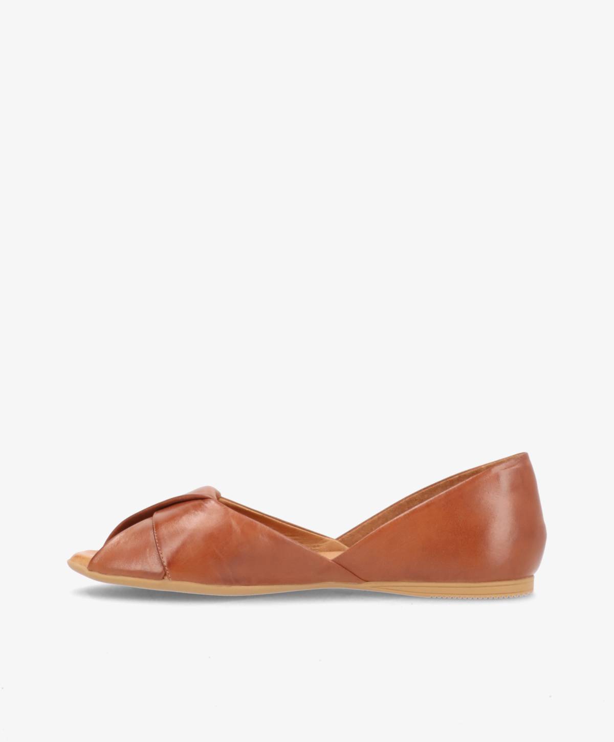 VIVA - Mellembrun læder - Ballerina Dame