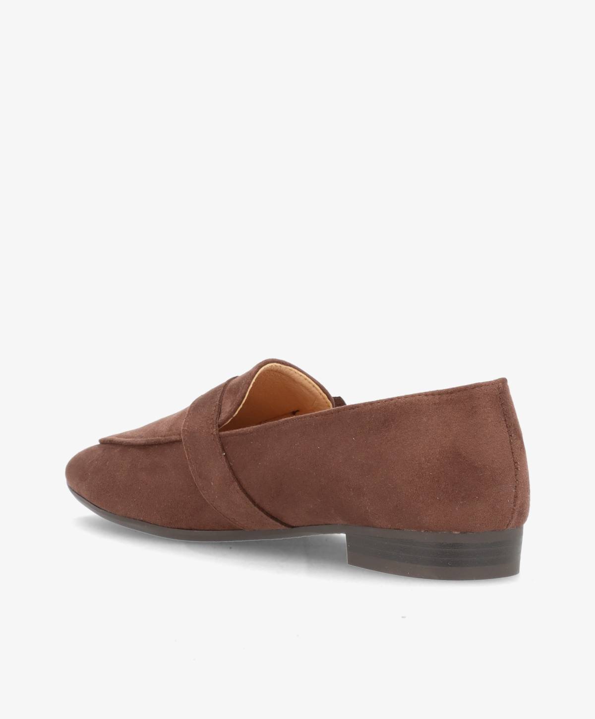 SABINE - Mørkebrun Vegan ruskind - Loafer - Dame