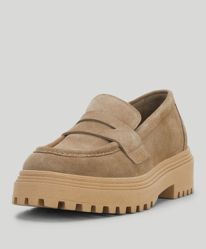 LANA S - Dam Loafer - Mocka beige