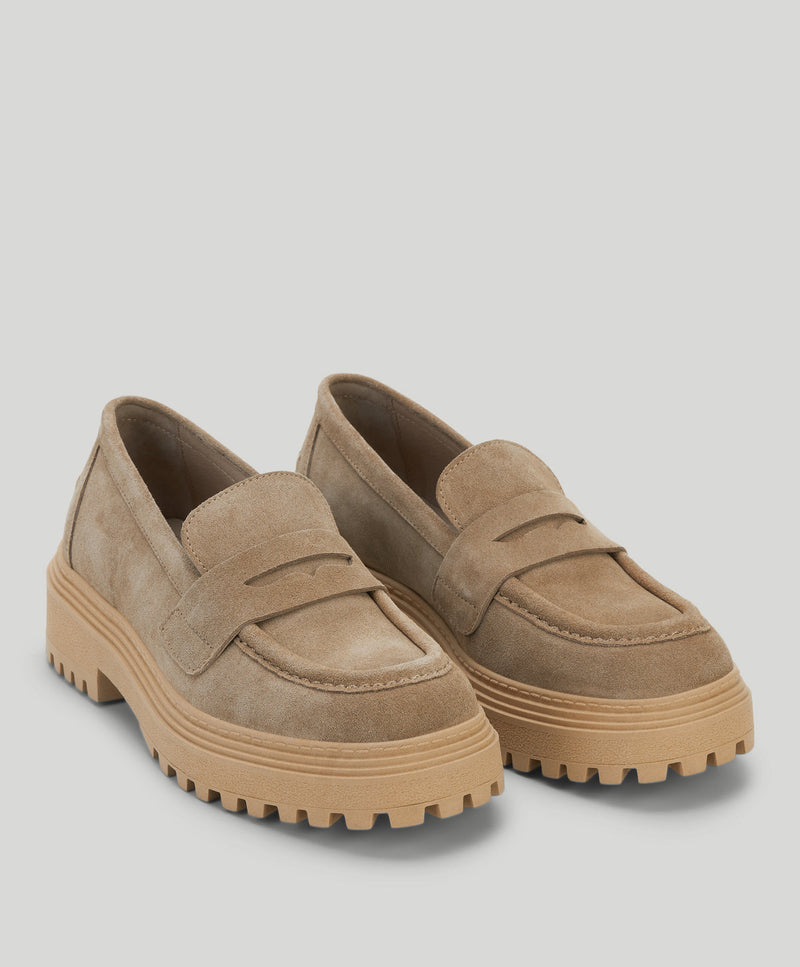 LANA S - Dam Loafer - Mocka beige