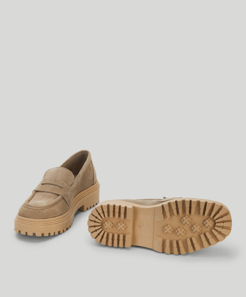 LANA S - Dam Loafer - Mocka beige