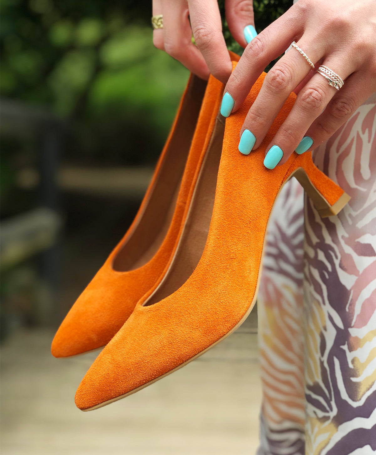 KENDALL - Pumps Mocka - Orange 